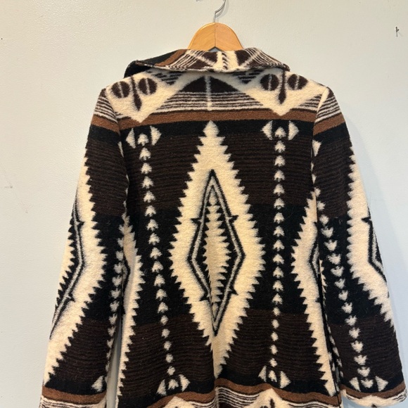 Bronté Aztec Wool Blend Lined Cardigan Jacket Women’s Size Small - Picture 9 of 12